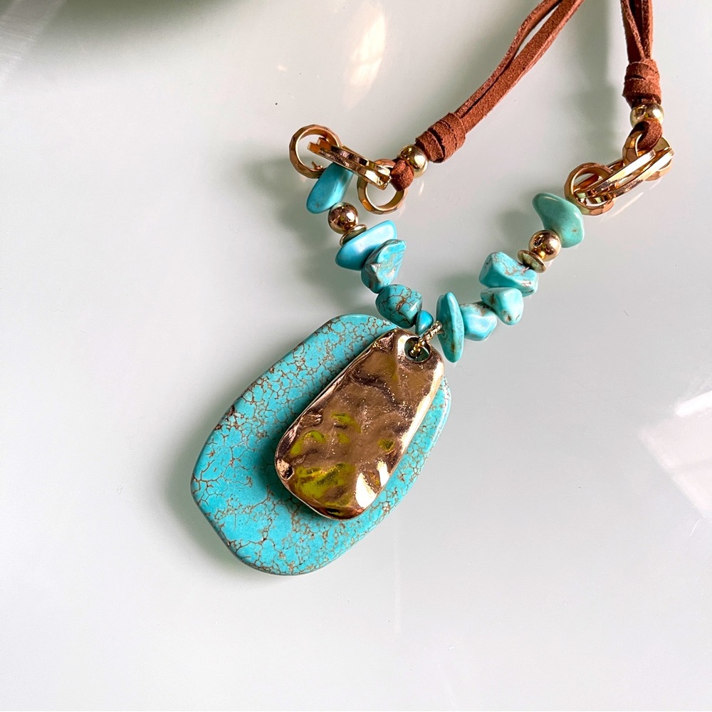 Bohemian Stacked Necklace 🤎🌿🤍